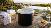 Large Ice Bath Tub Outdoor with Portable Bathtub Athletes Cold Water Therapy Tub Folding Bath Bucket PVC Spa Bathtub — Lifestyle